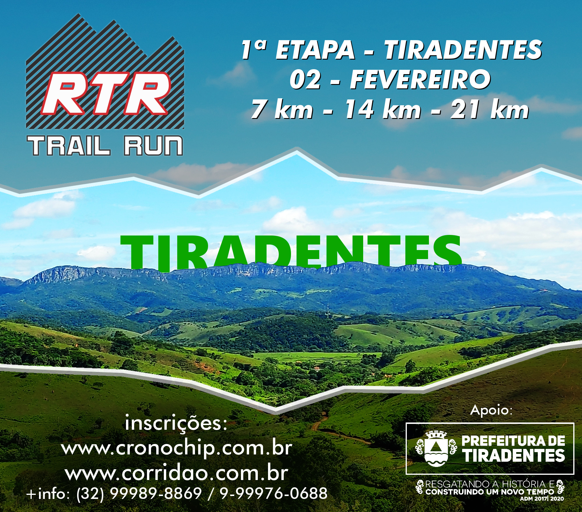 Imagem RTR TRAIL RUN 2020 - ETAPA TIRADENTES