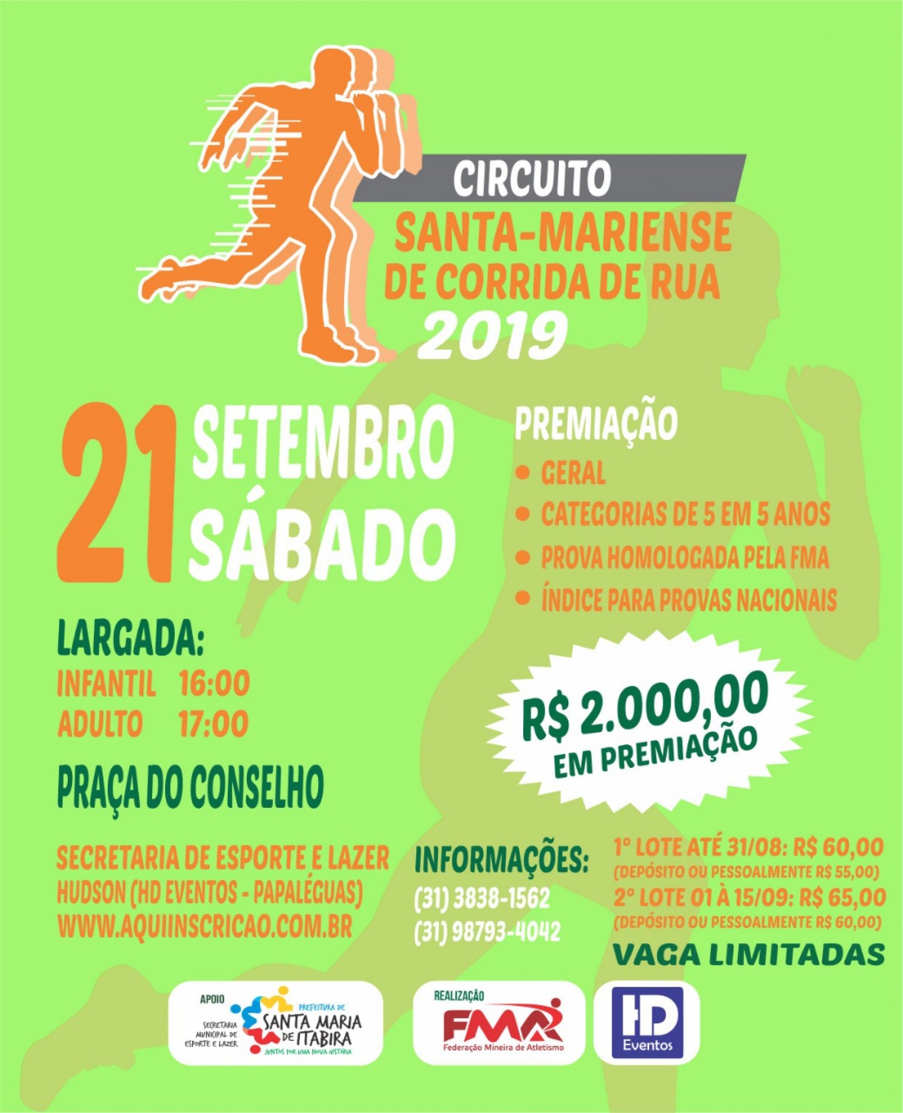 Imagem CIRCUITO SANTA MARIENSE DE CORRIDA DE RUA