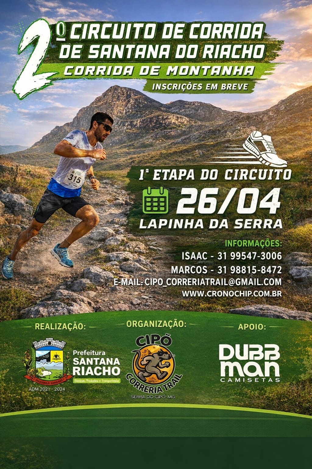 Imagem 2º CIRCUITO DE CORRIDA SANTANA DO RIACHO