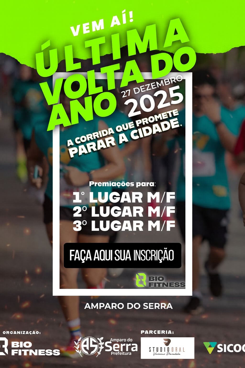 Imagem 1º CORRIDA DA ACADEMIA BIO FITNESS E PREF. DE AMPARO DO SERRA