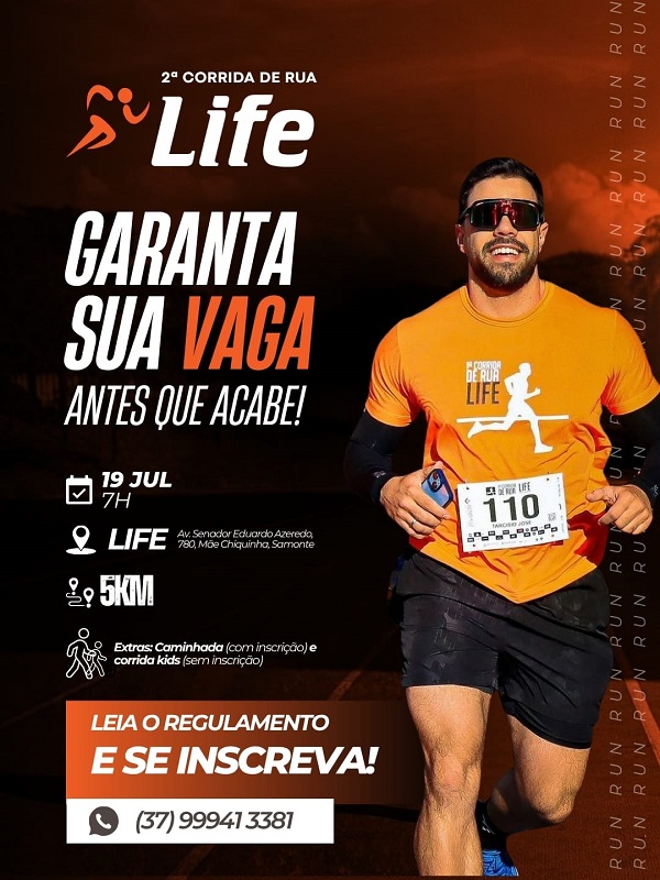 Imagem 2° CORRIDA DA LIFE CONCEITO EM ACADEMIA