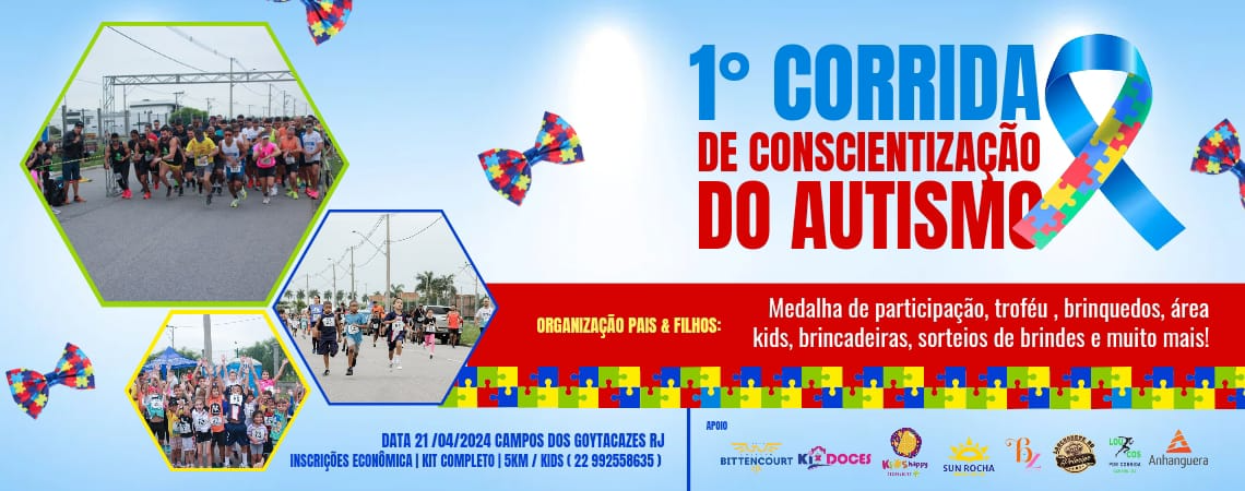 Imagem CORRIDA DA CONCIENTIZAÇÃO DO AUTISMO - 2025