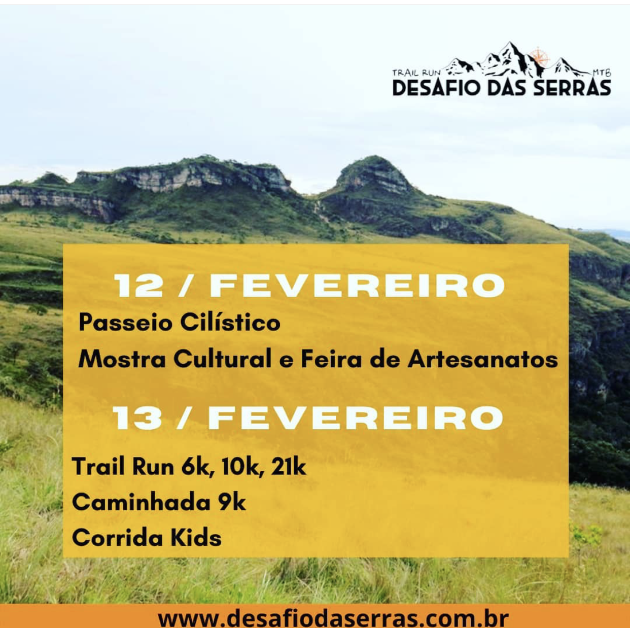 Imagem DESAFIO DAS SERRAS LUMINÁRIAS - 1ª ETAPA