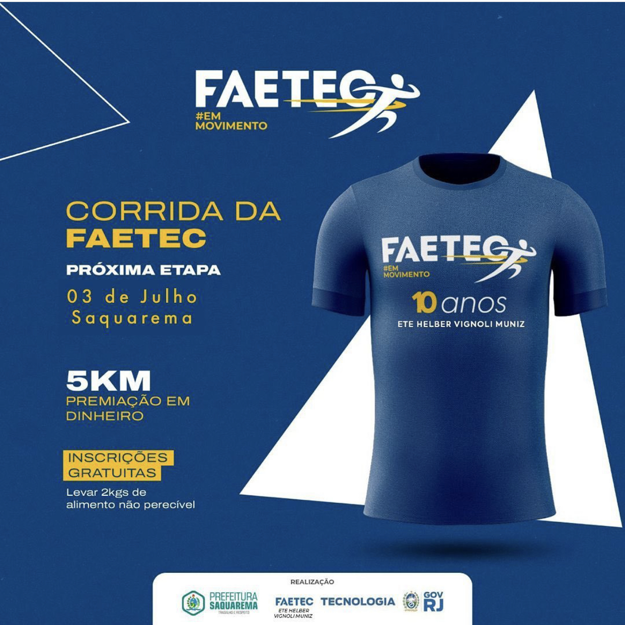 Imagem FAETEC EM MOVIMENTO - SAQUAREMA