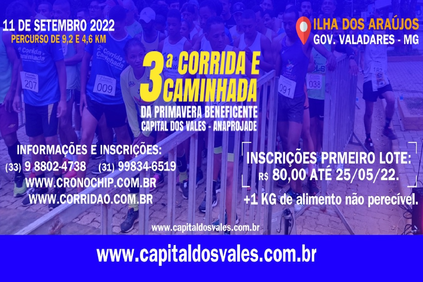 Imagem 3ª CORRIDA BENEFICENTE CAPITAL DOS VALES
