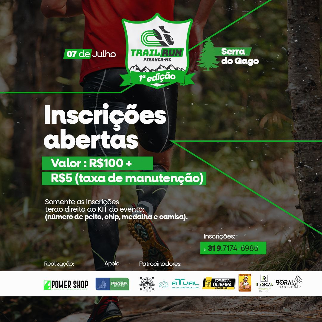 Imagem 1º Trail Run Piranga – Desafo Serra do Gago