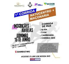 Imagem 1ª CORRIDA NATUCENTRO - MAÇONARIA - 2025