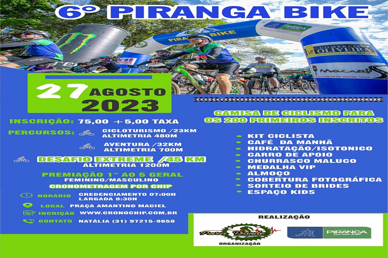 Imagem 6º PIRANGA BIKE - 2023