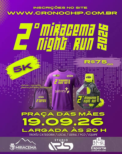 Imagem 2º NIGHT RUN - MIRACEMA