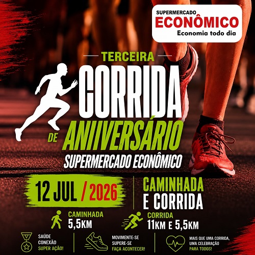 Imagem 3ª CORRIDA DE ANIVERSÁRIO - SUPERMERCADO ECONÔMICO