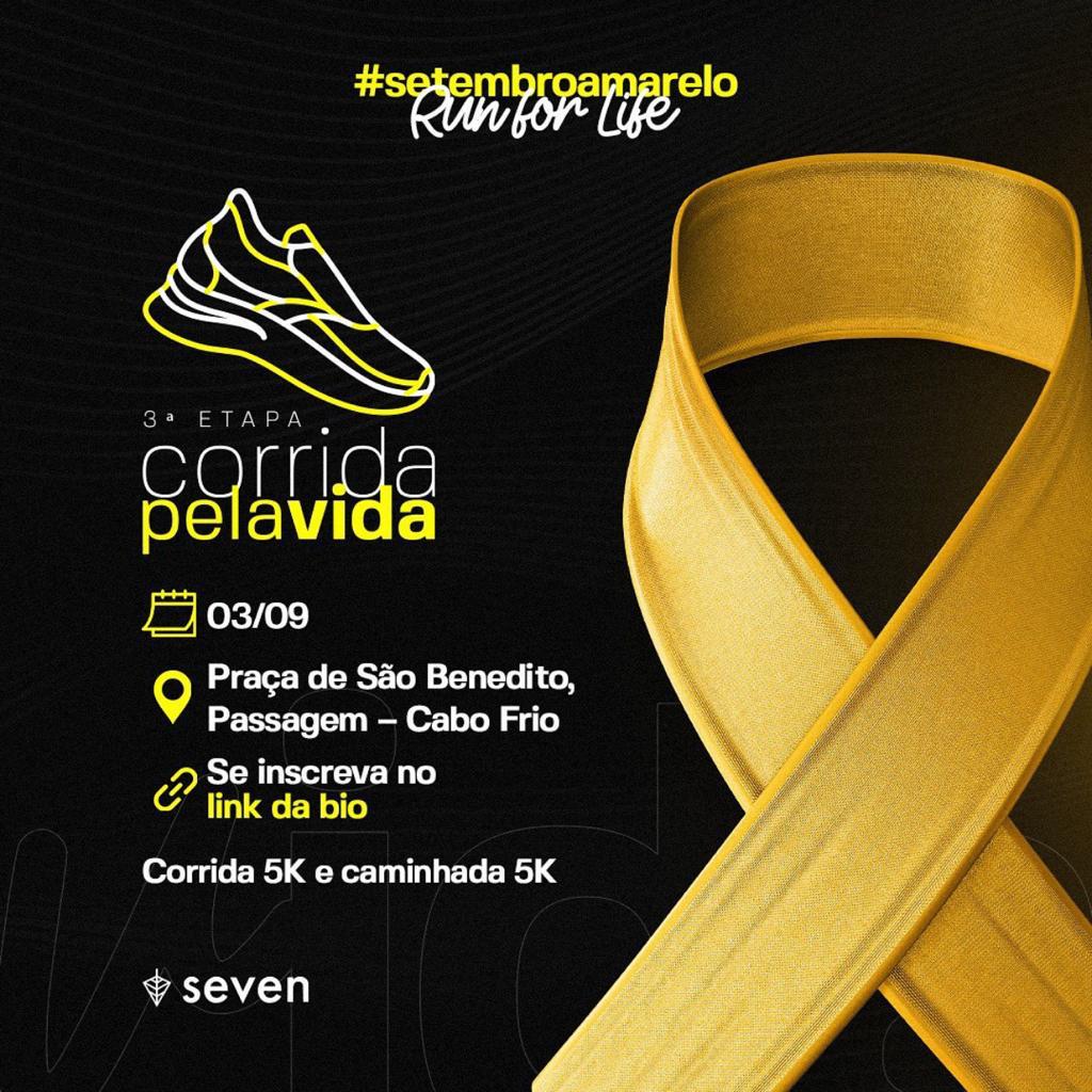Imagem 3ª CORRIDA PELA VIDA SETEMBRO AMARELO - 2023