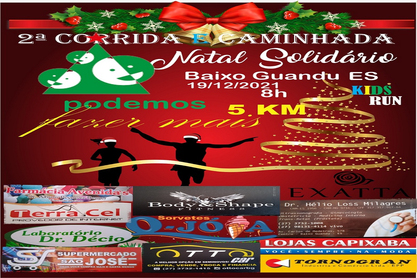 Imagem 2ª CORRIDA E CAMINHADA NATAL SOLIDÁRIO